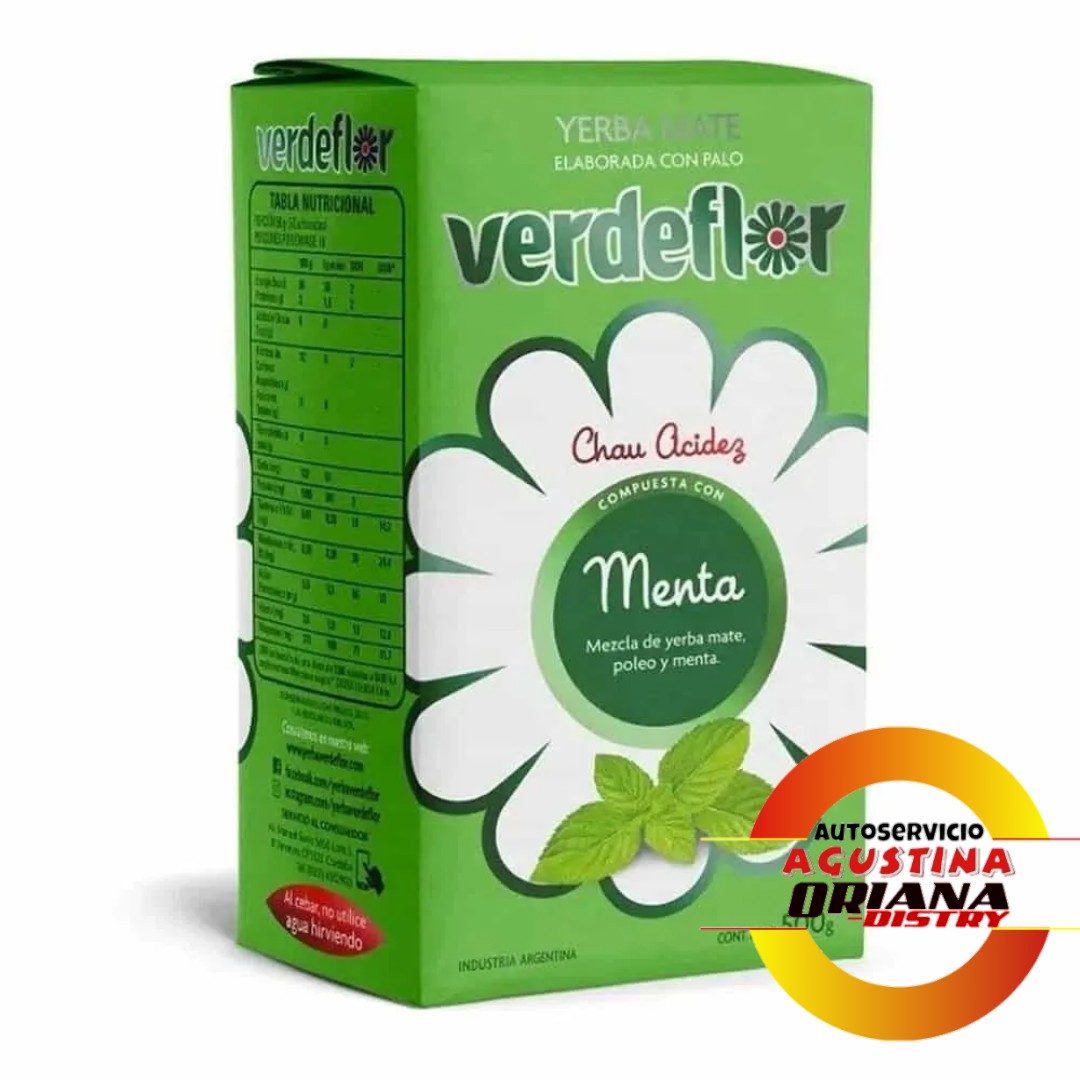 YERBA 500G VERDEFLOR MENTA