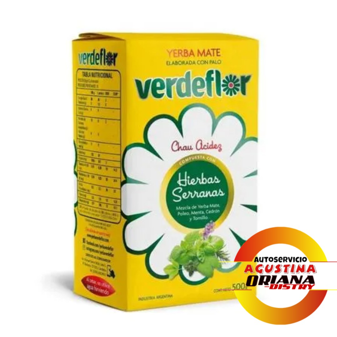 YERBA 500G VERDEFLOR HIERBAS SERRANAS