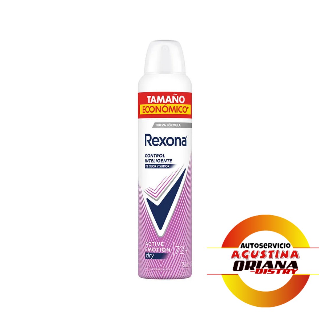 DESODORANTE 250ML REXONA ACTIVE EMOTION