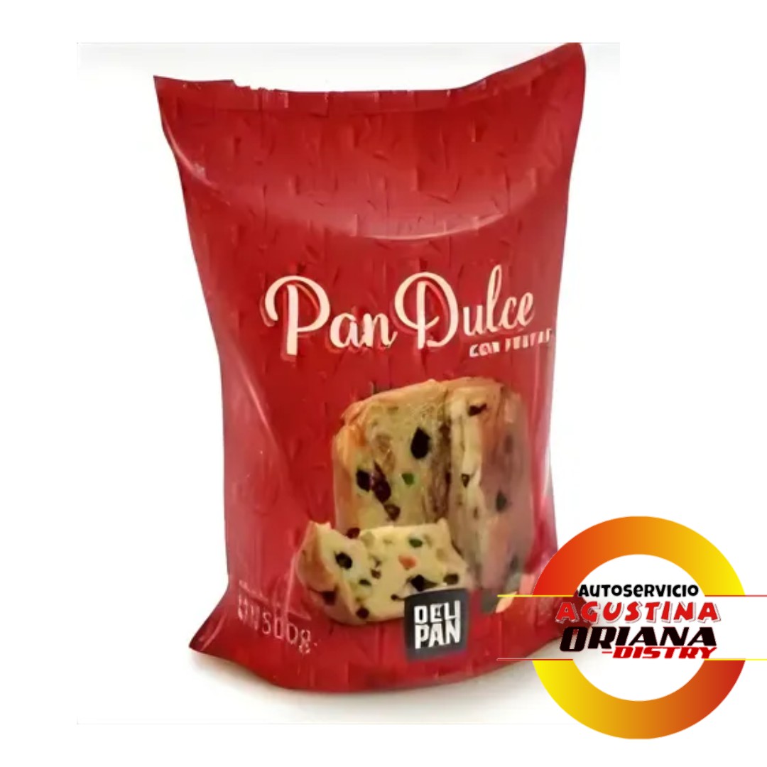 PAN DULCE 400G DELIPAN CON FRUTAS