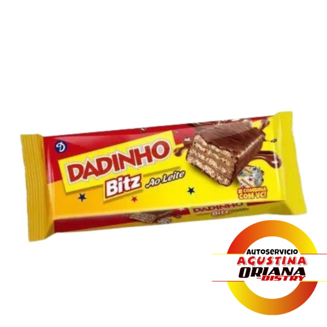 OBLEAS BAÑADAS 105G DADINHO BITZ LECHE
