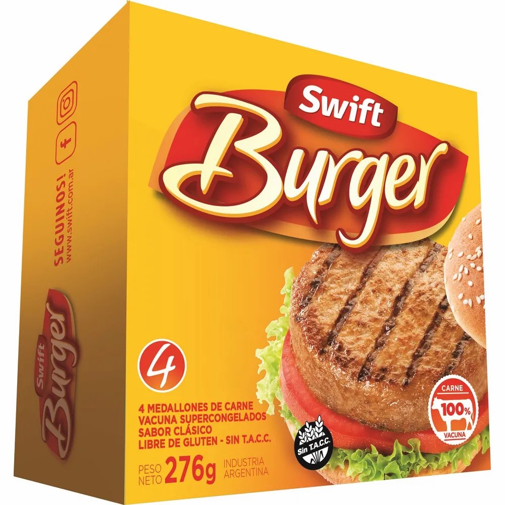 HAMBURGUESA 276G BURGER SWIFT