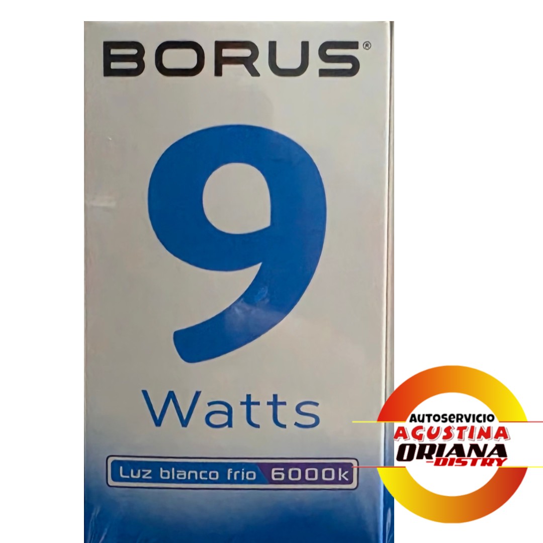 LAMPARA LED 9W BORUS