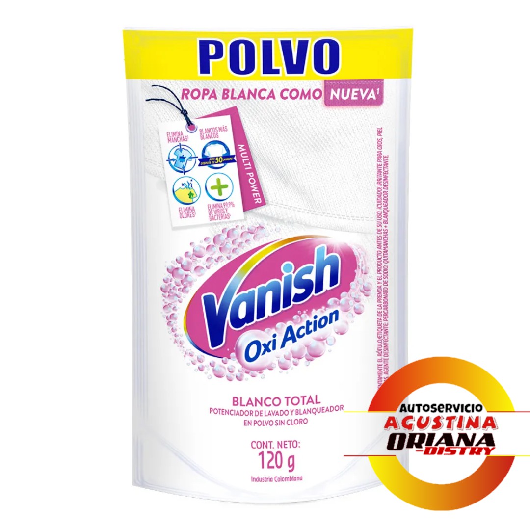 VANISH 120G POLVO BLANQUEADOR