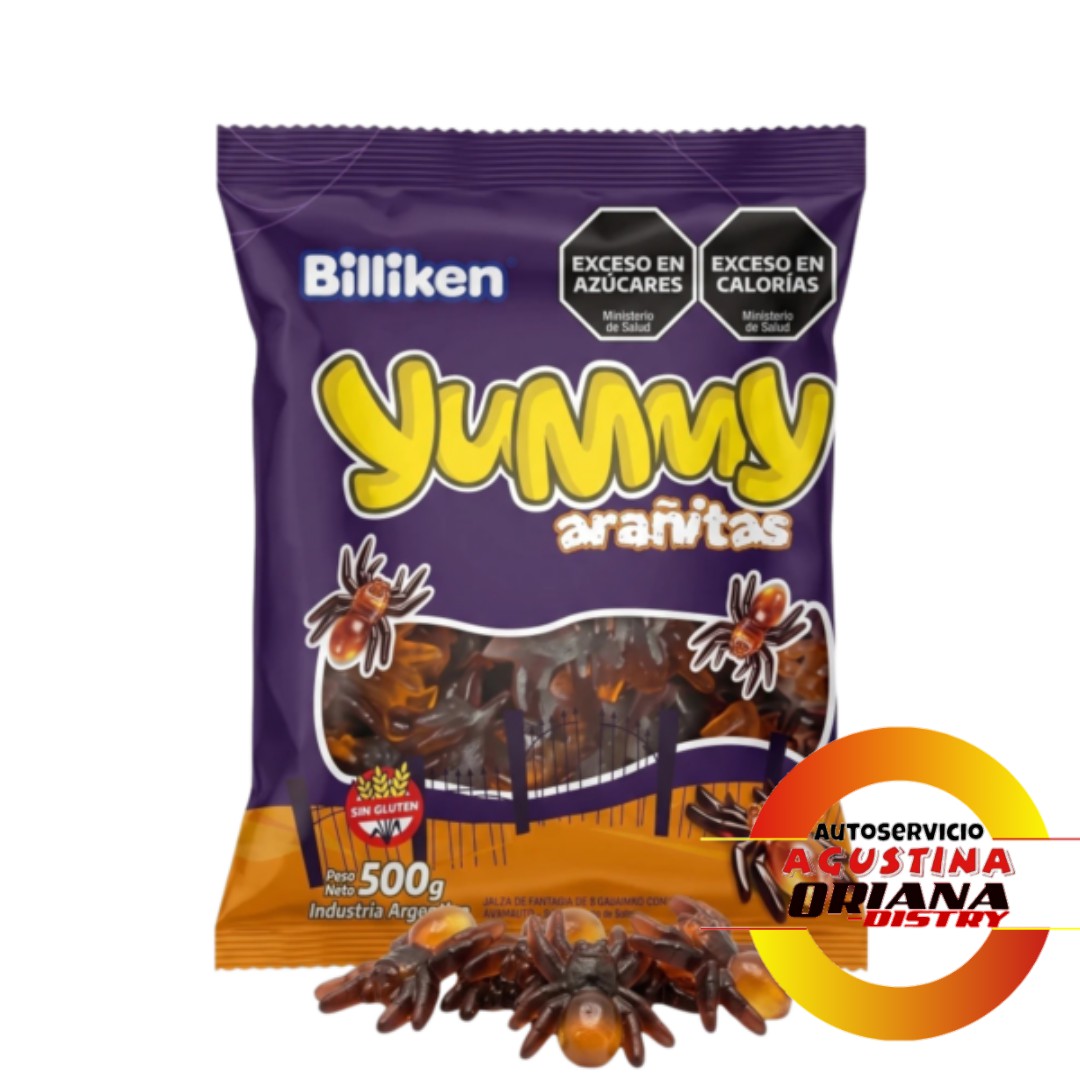 YUMMY 500G ARAÑITAS TERROR
