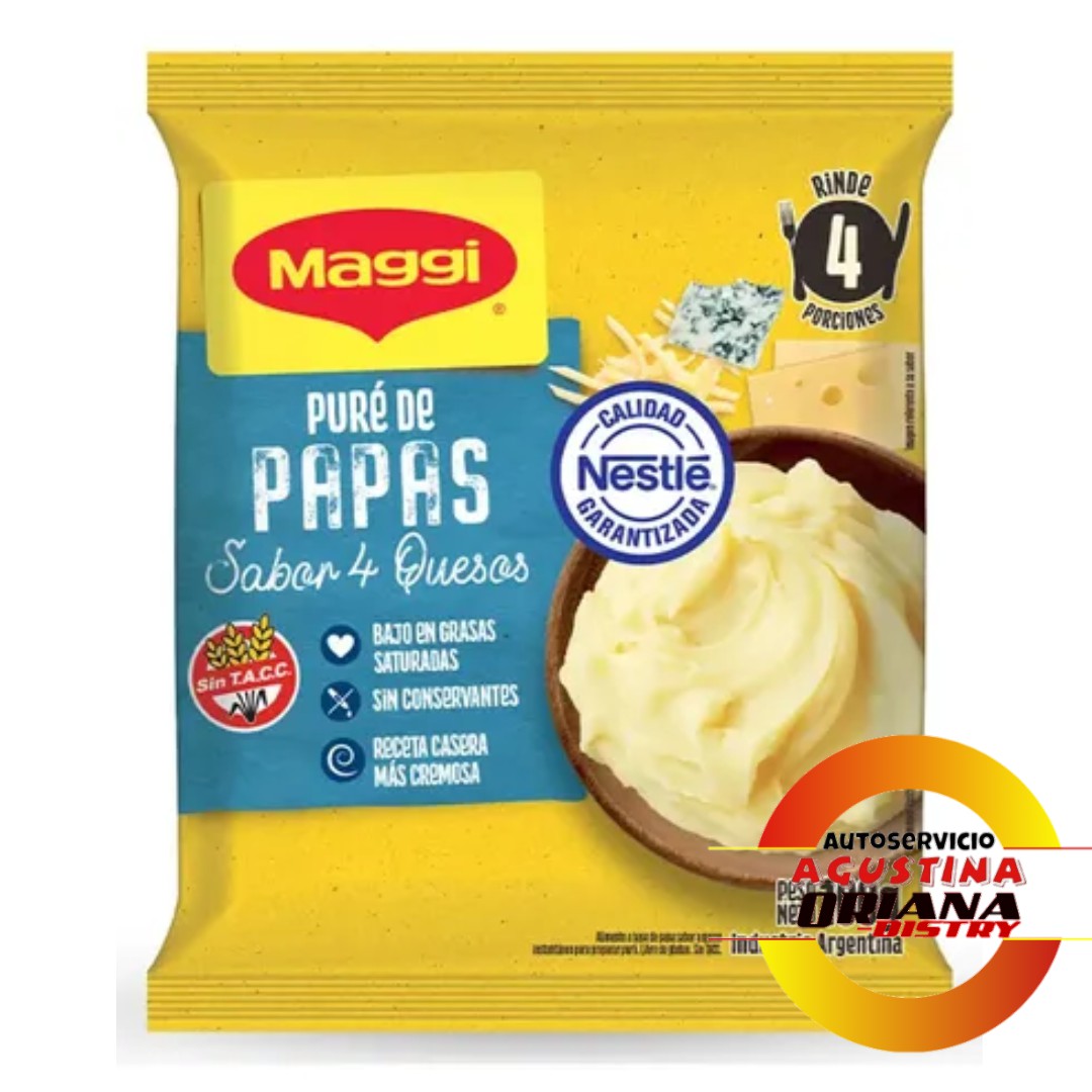 PURE DE PAPAS 100G MAGGI 4 QUESOS