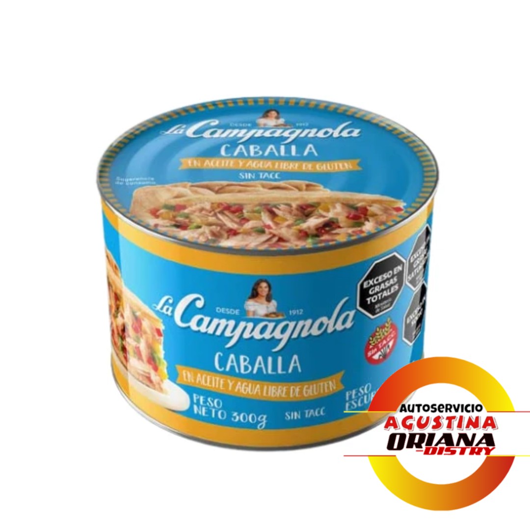 CABALLA 300G LA CAMPAGNOLA EN ACEITE Y AGUA