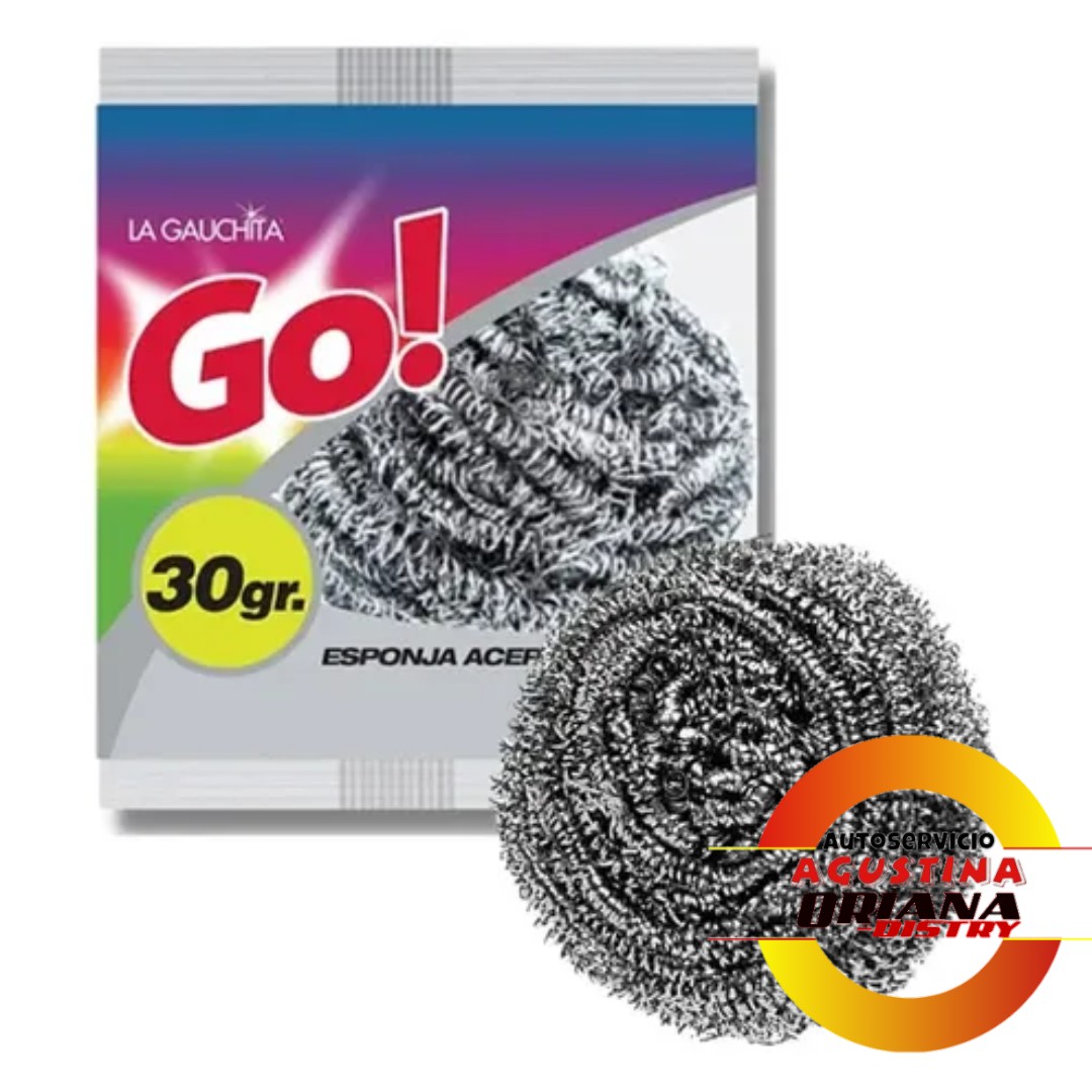 ESPONJA GO! ACERO 30GR