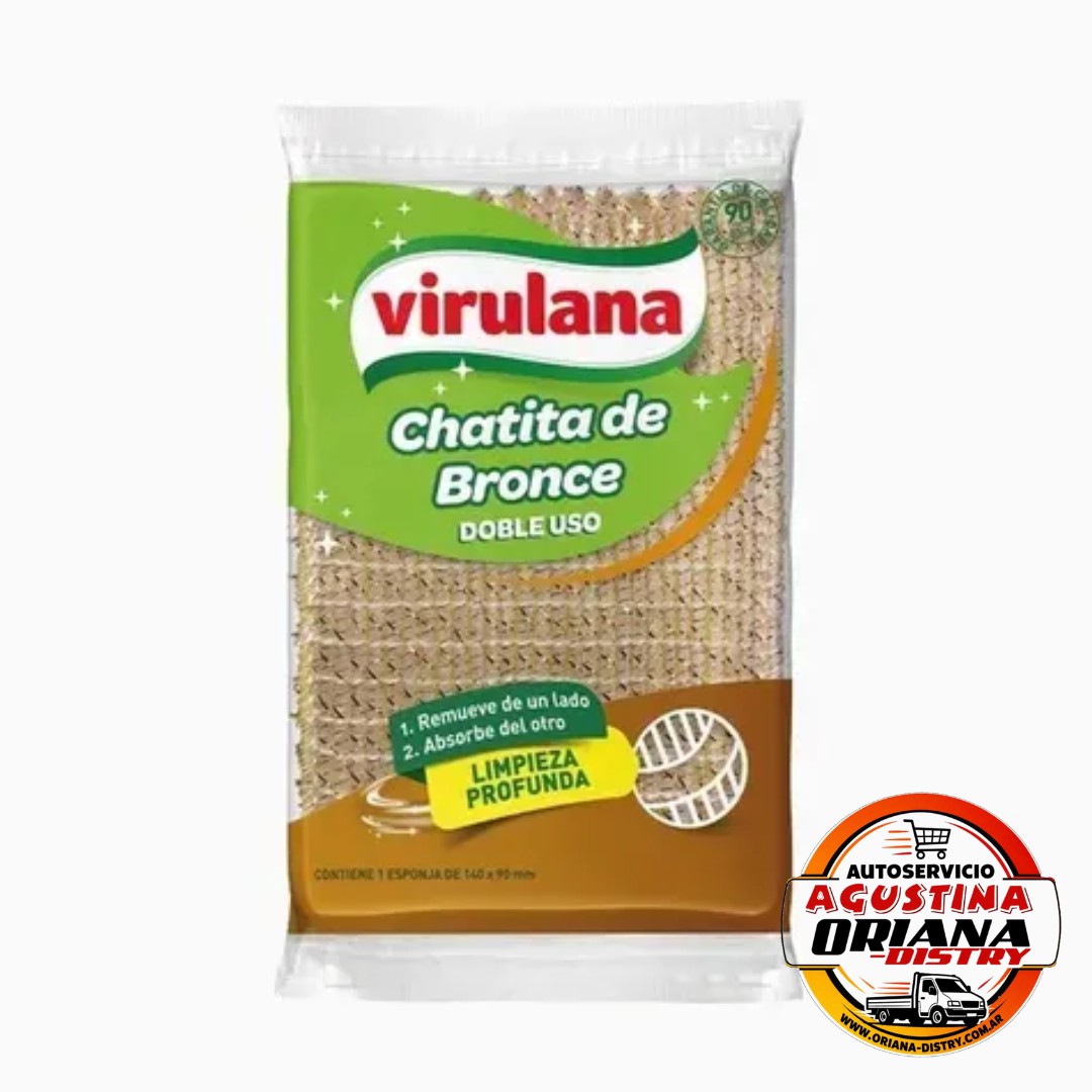 ESPONJA VIRULANA CHATITA DOBLE USO