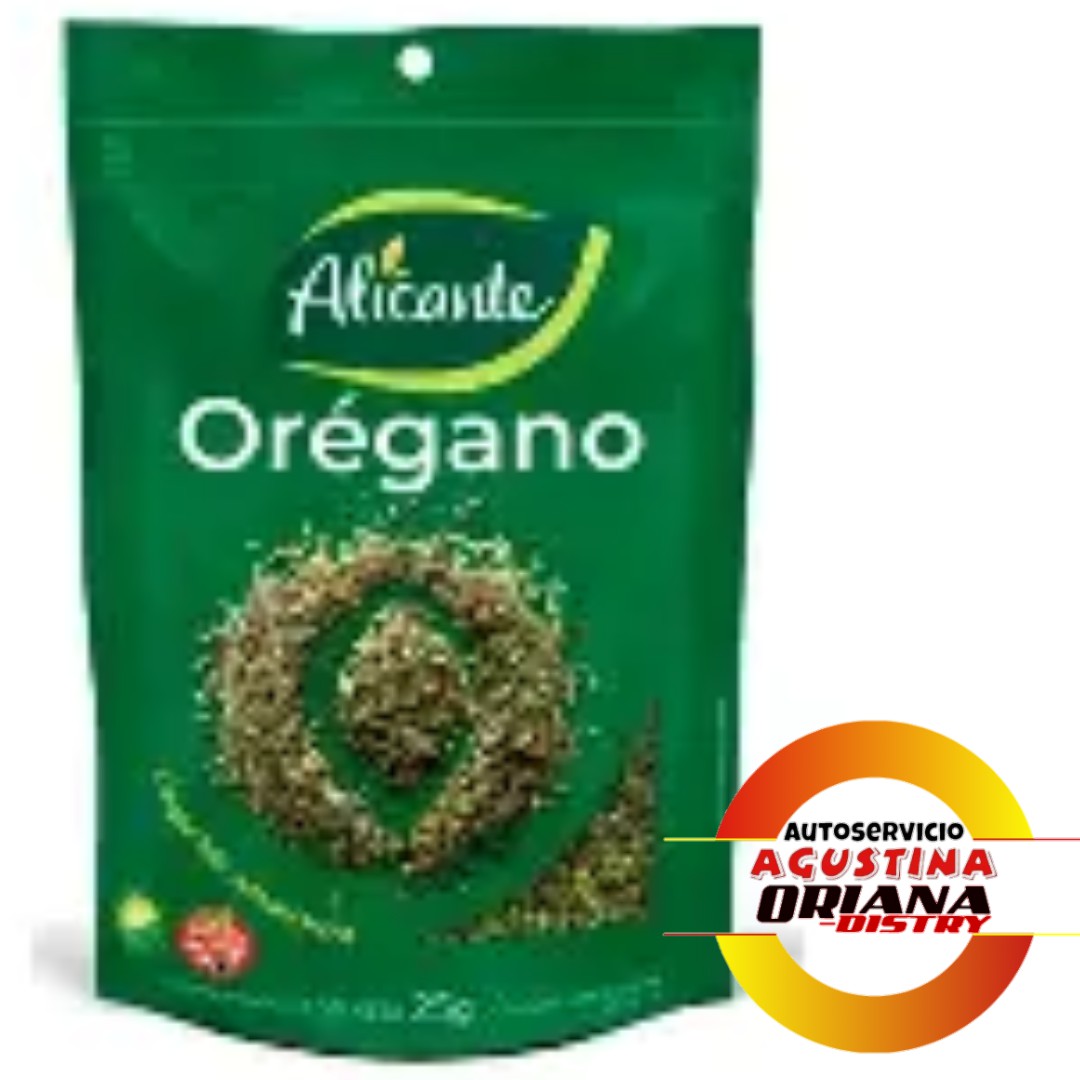 CONDIMENTO ALICANTE OREGANO 25G
