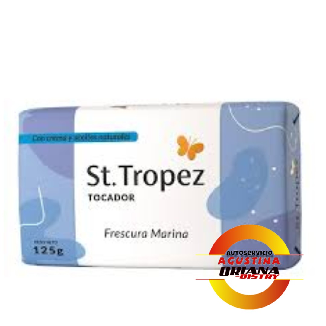 JABON TOCADOR  TROPEZ 125G FRESCURA MARINA