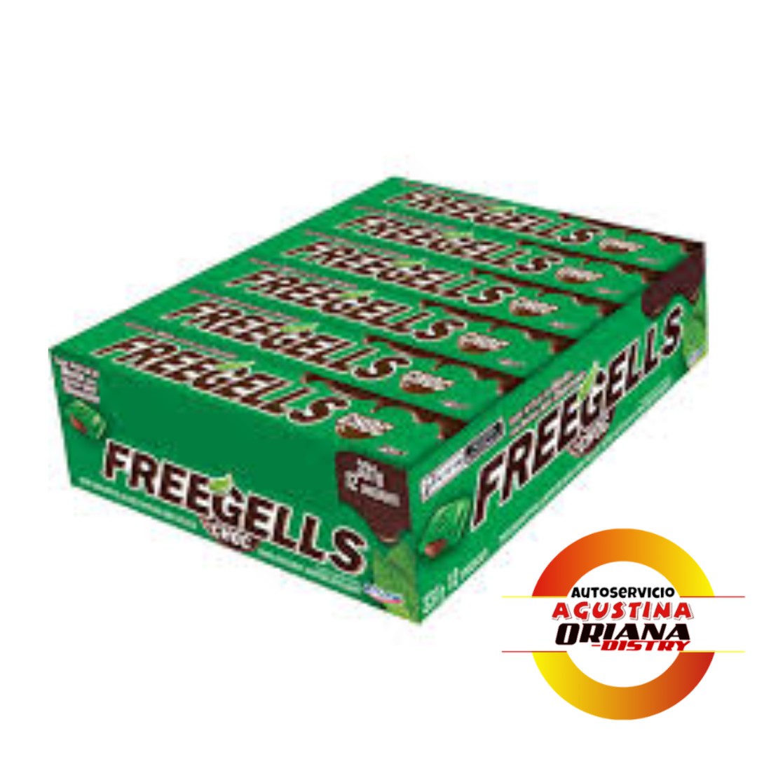 PASTILLAS FREEGELLS 36X12 CHOC