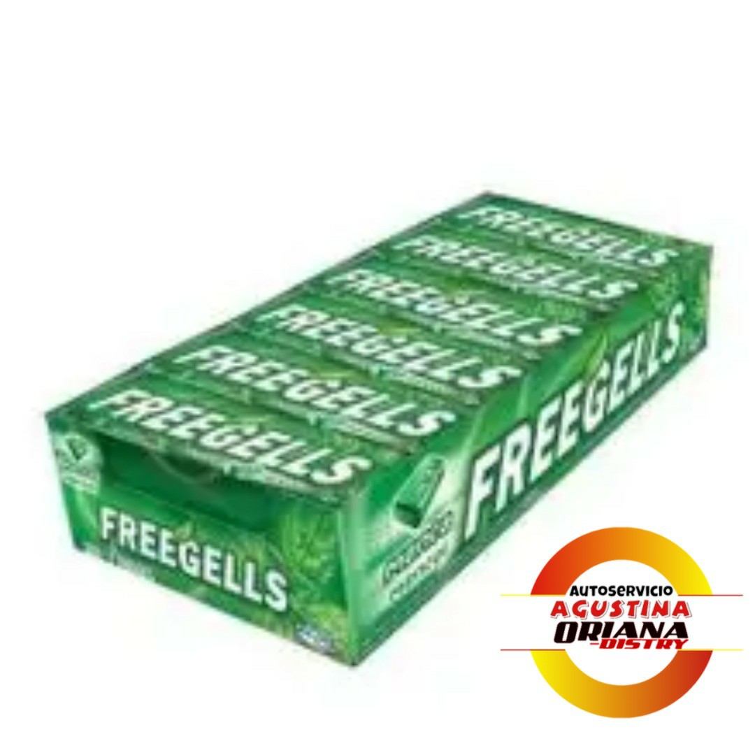 PASTILLAS FREEGELLS 36X12 MENTA