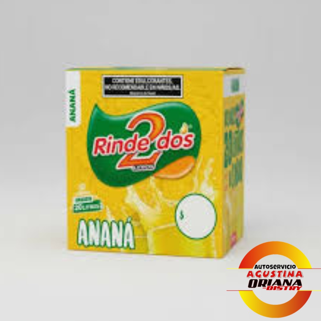 JUGO RINDE DOS CAJA X 10U ANANA