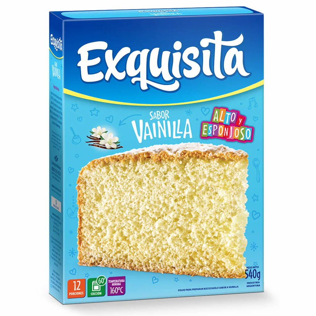BIZCOCHUELO 540G EXQUISITA VAINILLA