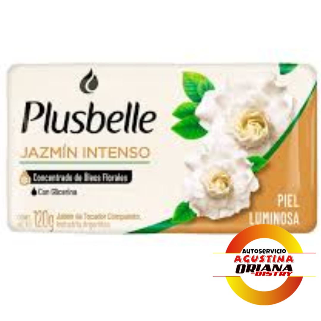 JABON TOCADOR  PLUSBELLE  120G JAZMIN