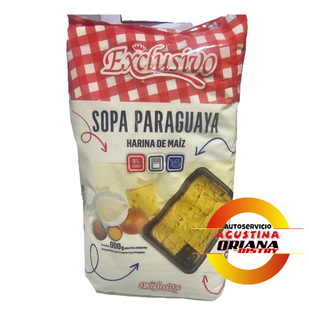 SOPA PARAGUAYA EXCLUSIVO 900G