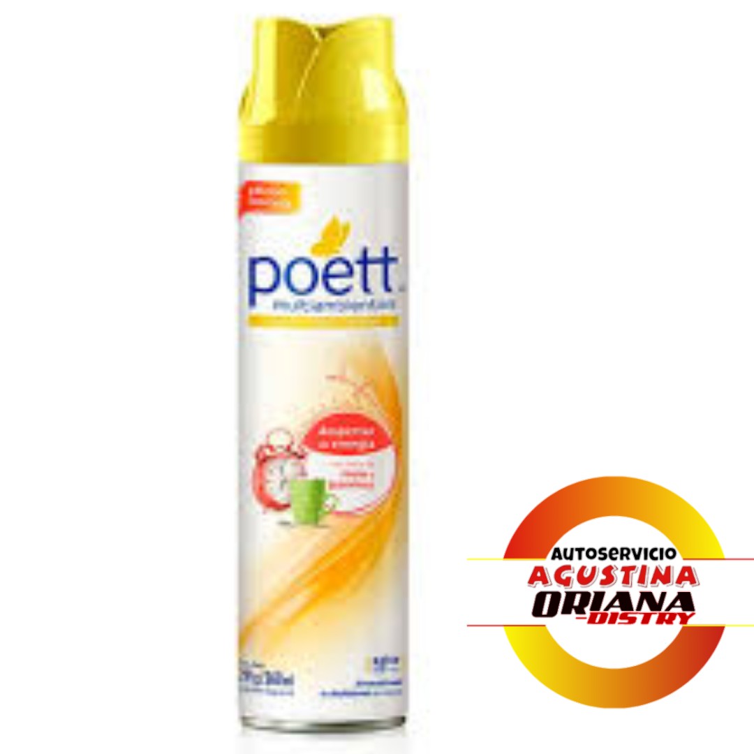POETT AEROSOL 360ML DESPERTAR DE ENERGIA              **