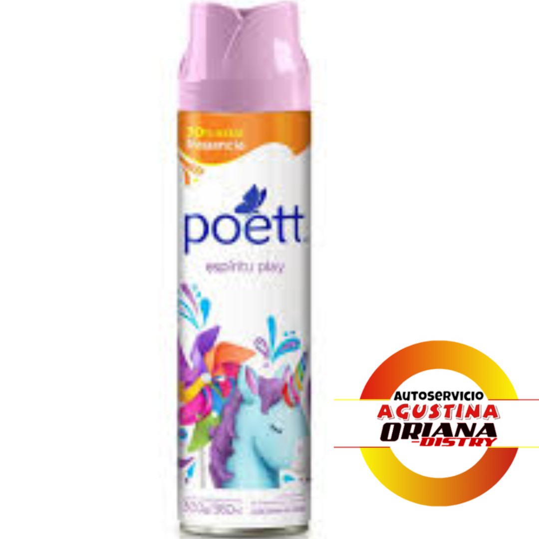 POETT AEROSOL 360ML ESPIRITU PLAY              **