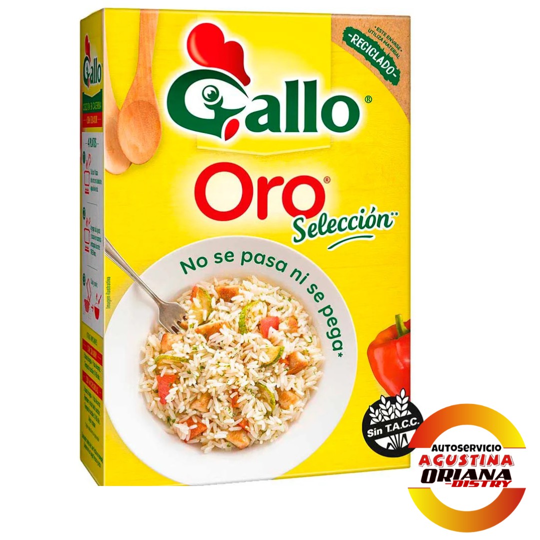 ARROZ 1KG GALLO ORO