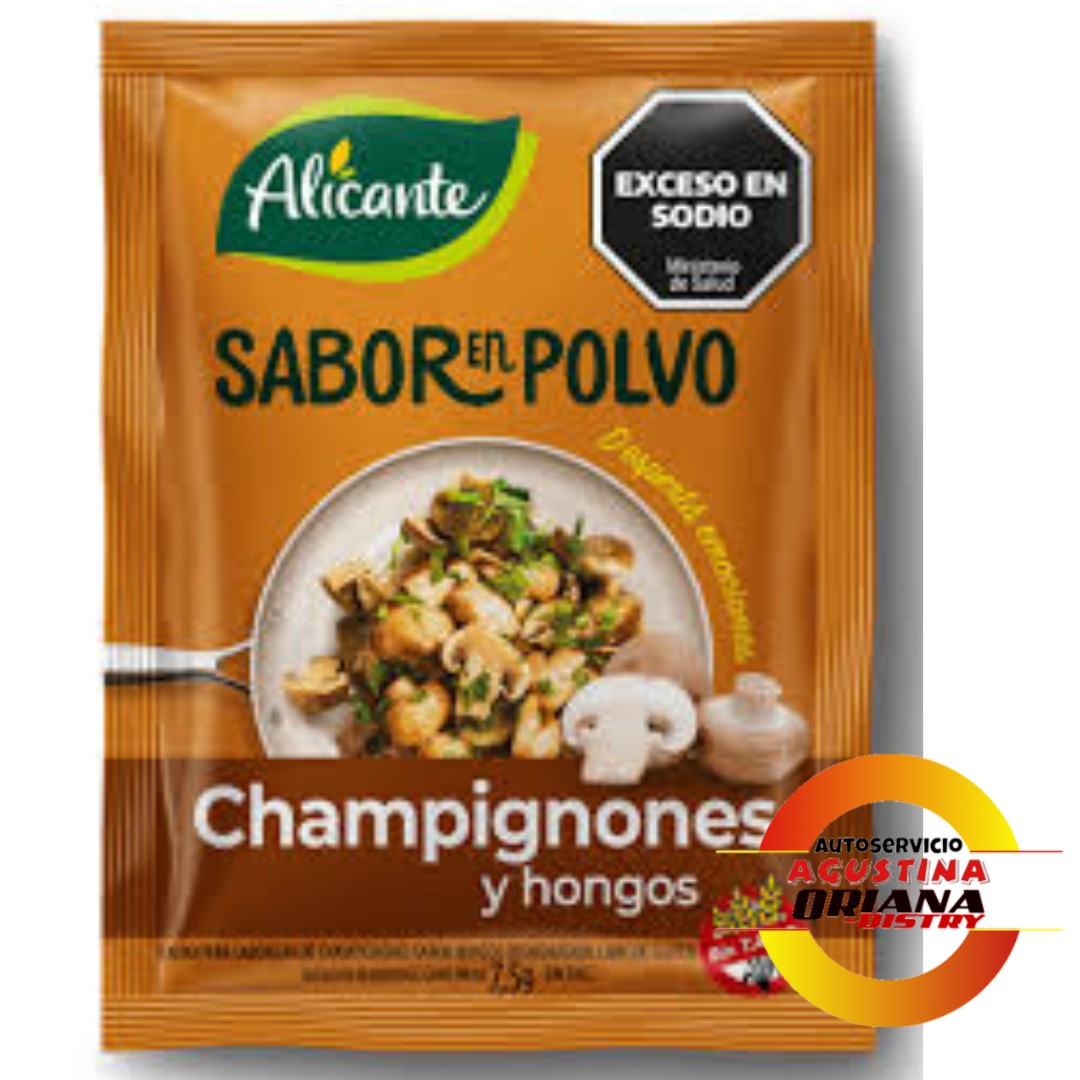 SABOR EN POLVO ALICANTE 90G-CHAMPIGNONES