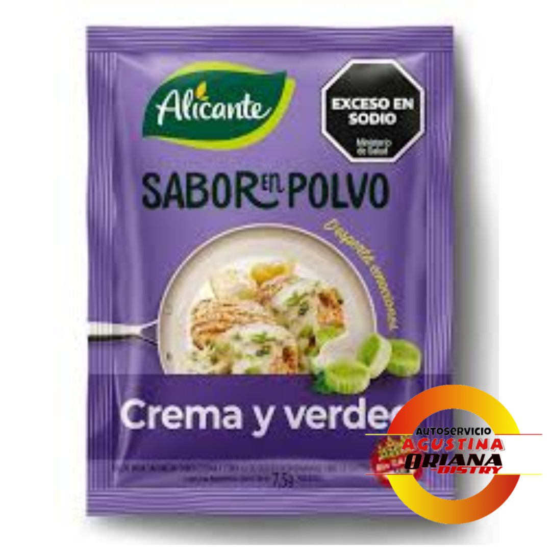 SABOR EN POLVO ALICANTE 90G-CREMA Y VERDEO