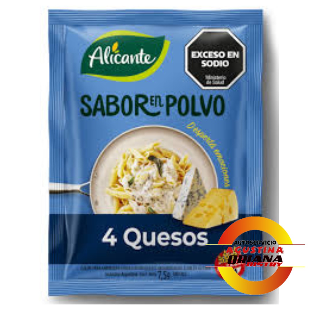 SABOR EN POLVO ALICANTE 90G- CUATRO QUESOS