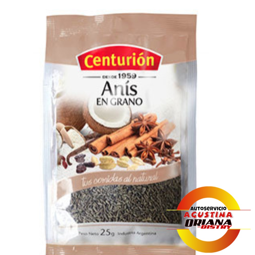 CONDIMENTO ANIS EN GRANO CENTURION
