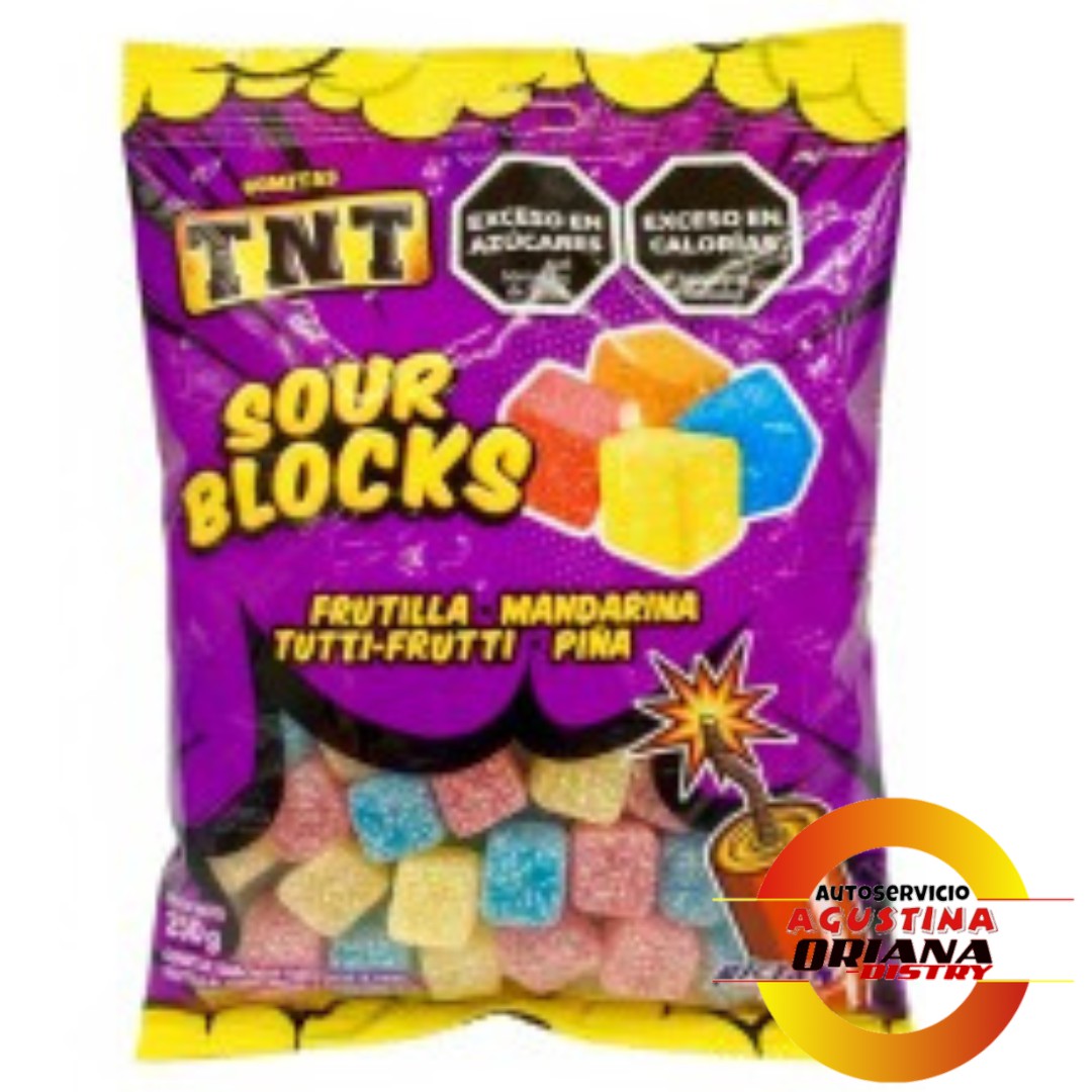 GOMITAS TNT CUBITOS ACIDOS 250G