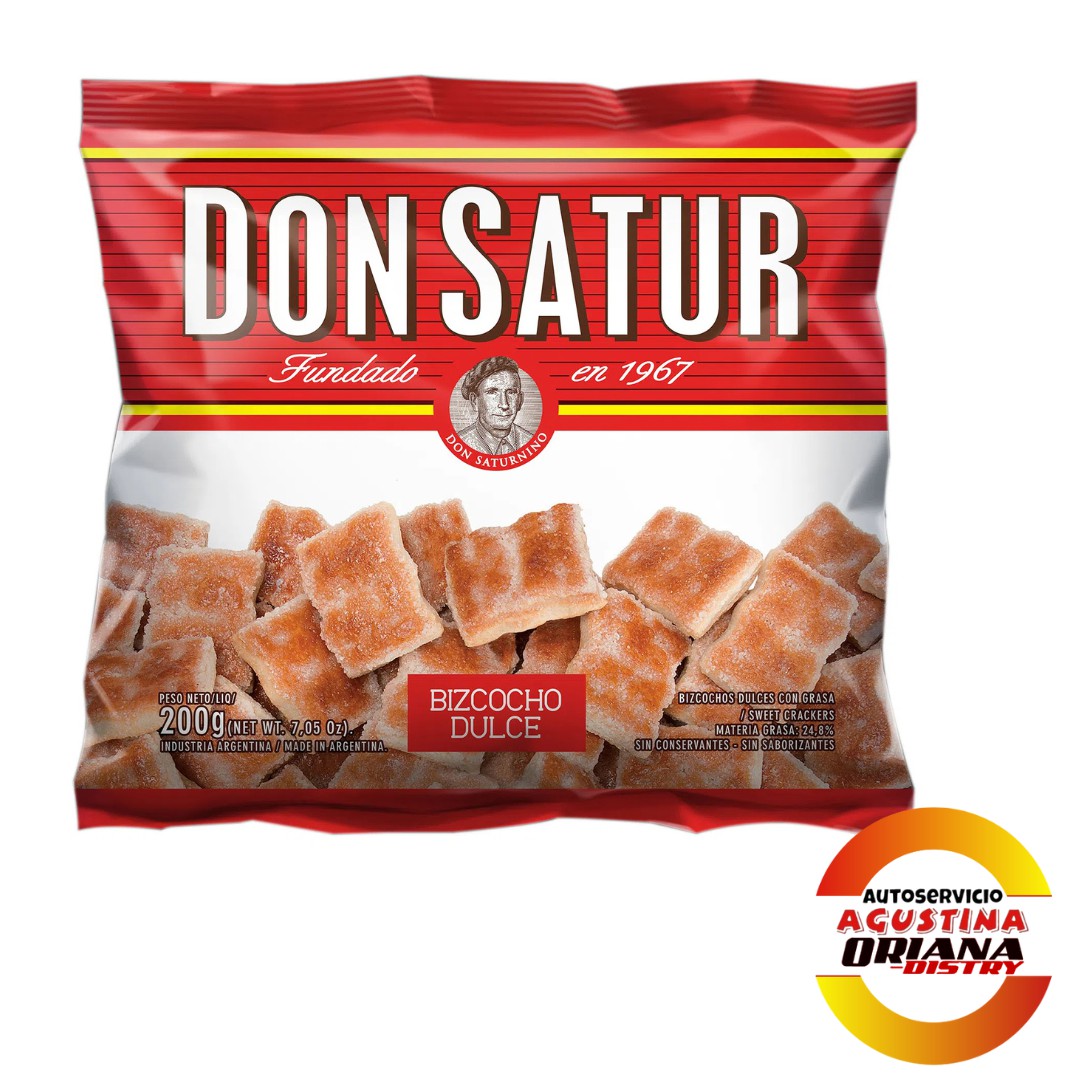 GALLETITAS DON SATUR  200G AGRIDULCE