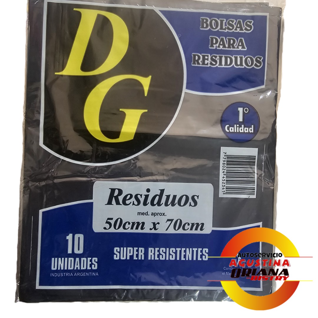 BOLSA RESIDUO 50X70 DG 1°