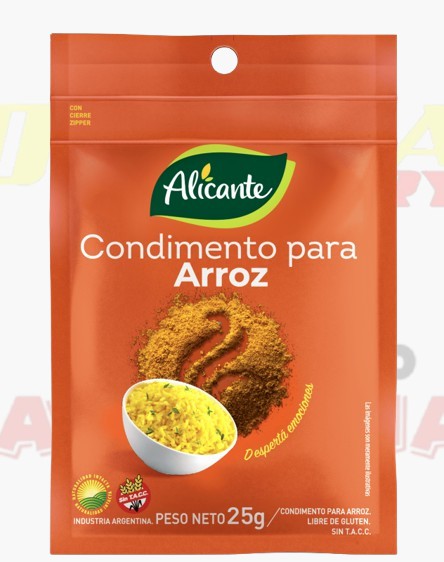 CONDIMENTO PARA ARROZ ALICANTE