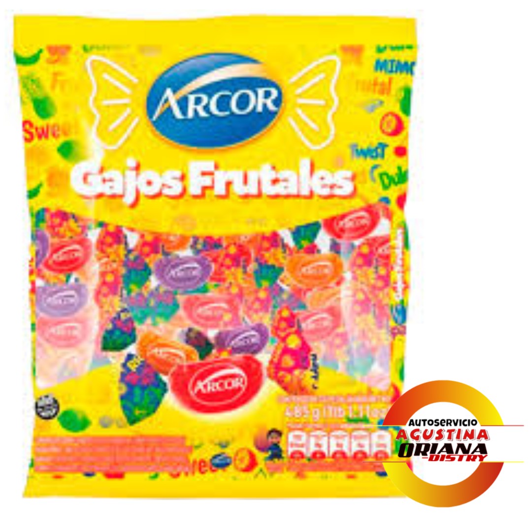 CARAMELOS GAJOS FRUTALES 485G  ARCOR