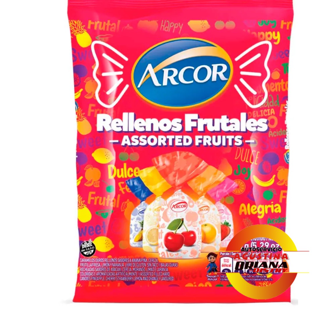CARAMELOS RELLENOS SAQUITOS 810G ARCOR
