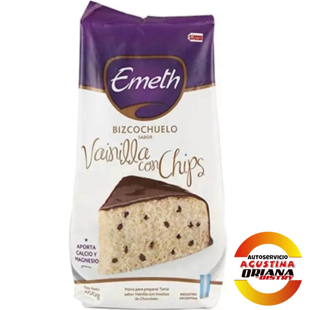 BIZCOCHUELO 450G EMETH CHIPS