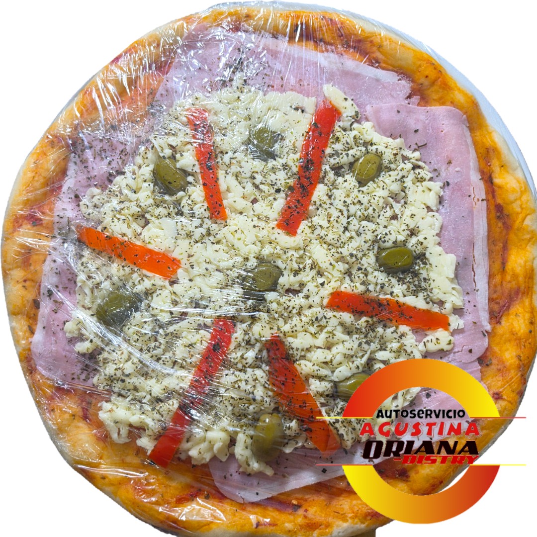 PIZZA LISTA - JAMON Y MORRON