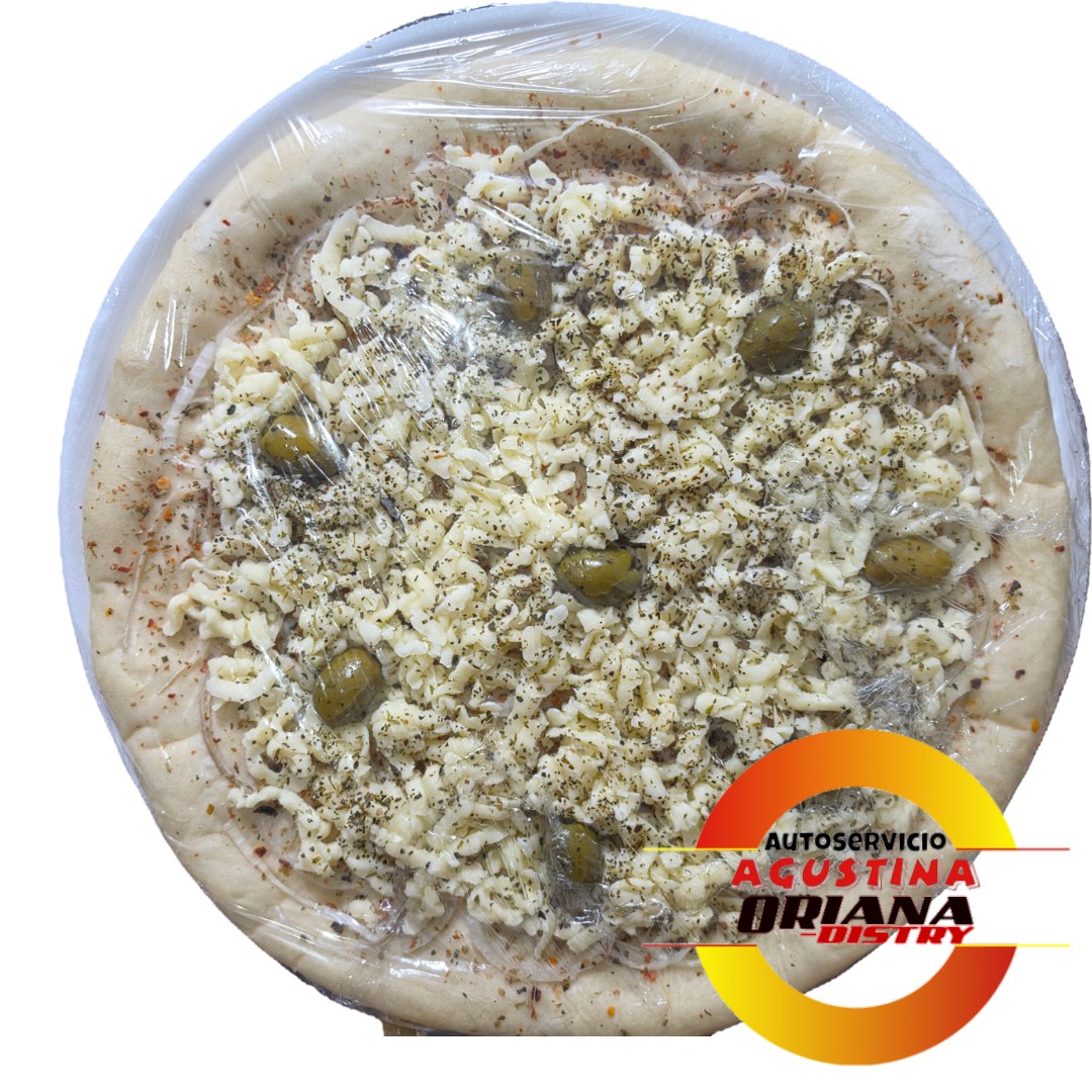 PIZZA LISTA - MUZZARELA Y CEBOLLA
