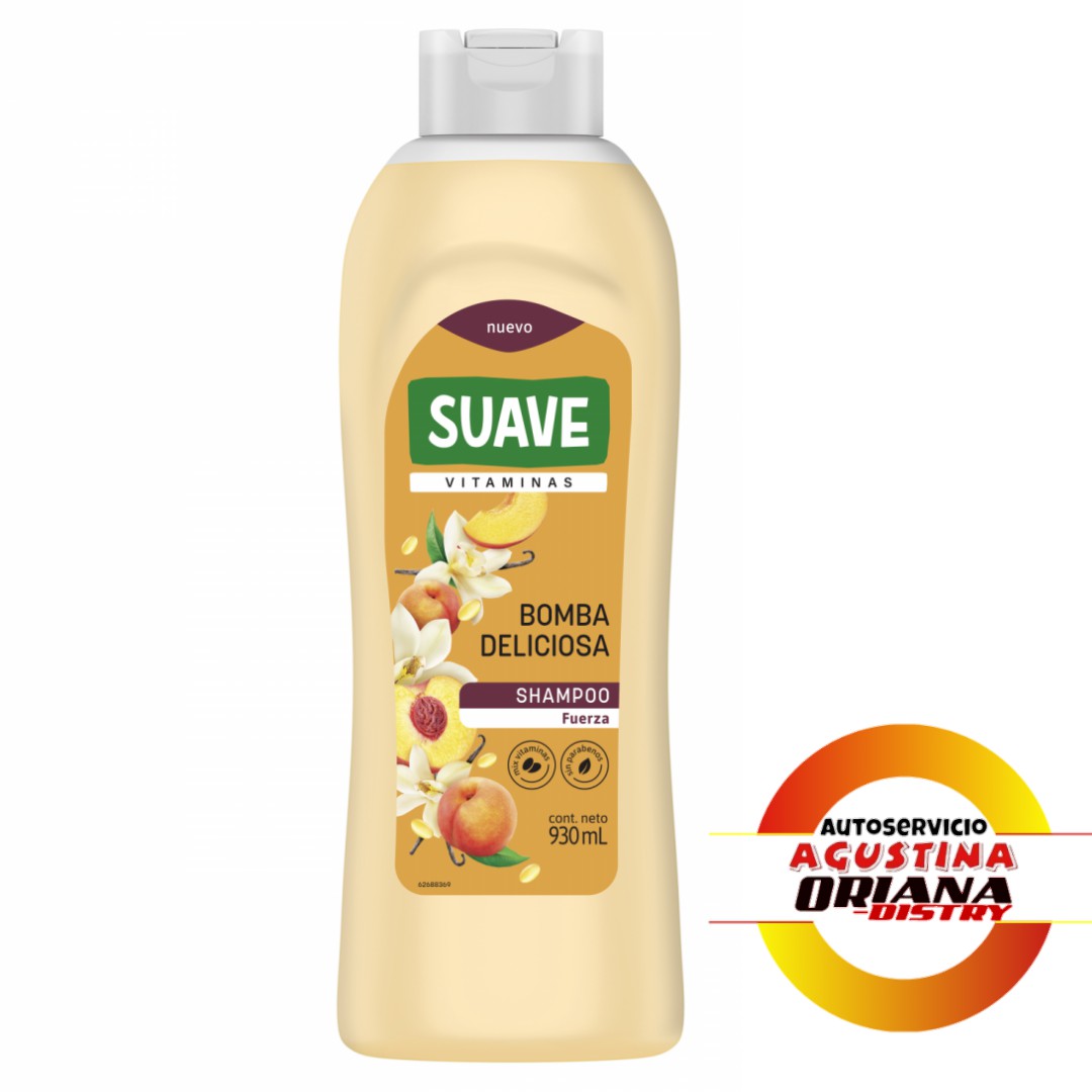 SHAMPOO SUAVE 930 ML BOMBA DELICIOSA