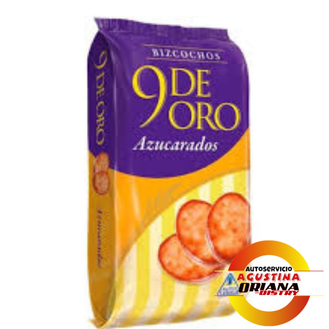 GALLETITAS NUEVE DE ORO AZUCARADOS