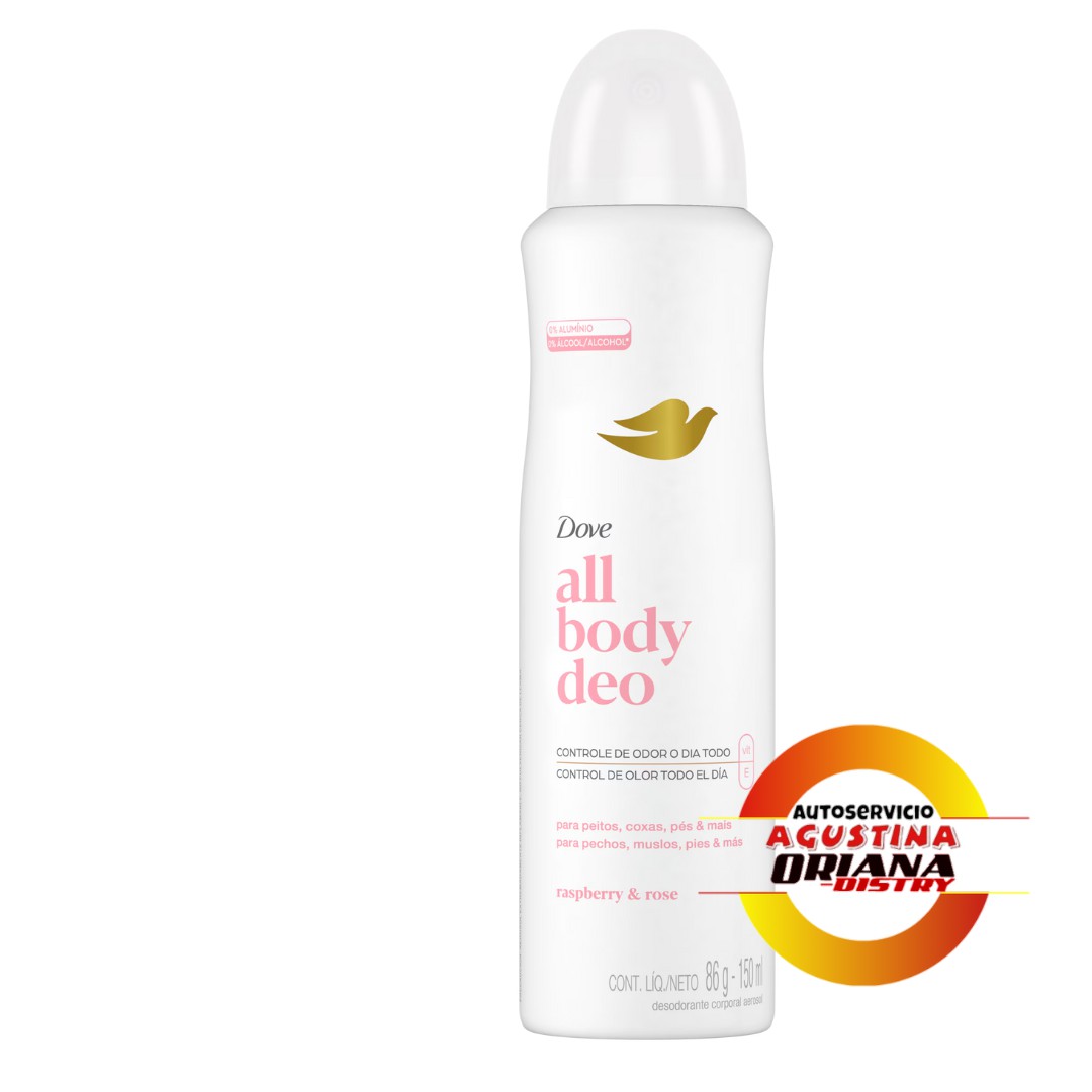 DESODORANTE 150ML DOVE ALL BODY DEO