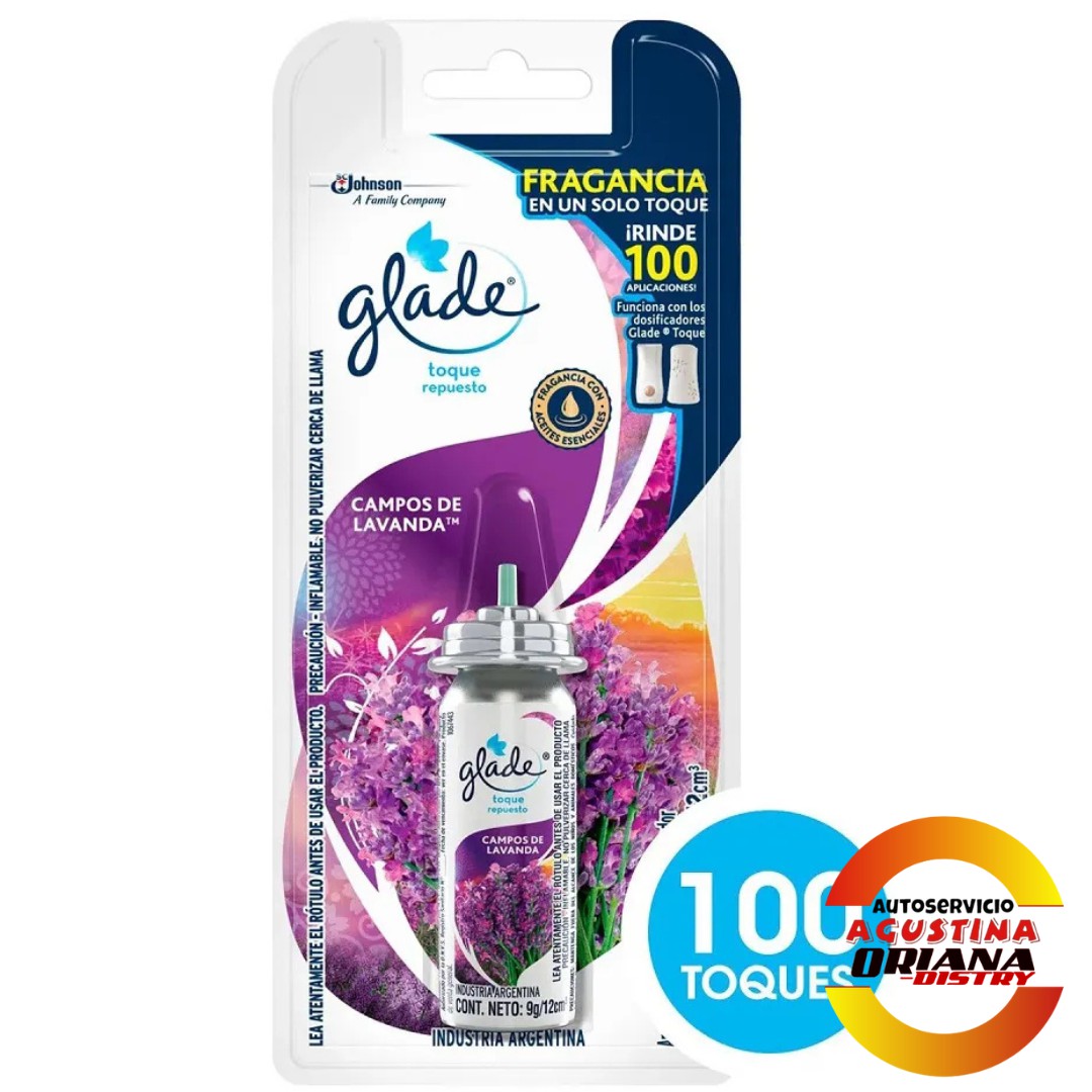 GLADE TOQUE REP 9G LAVANDA