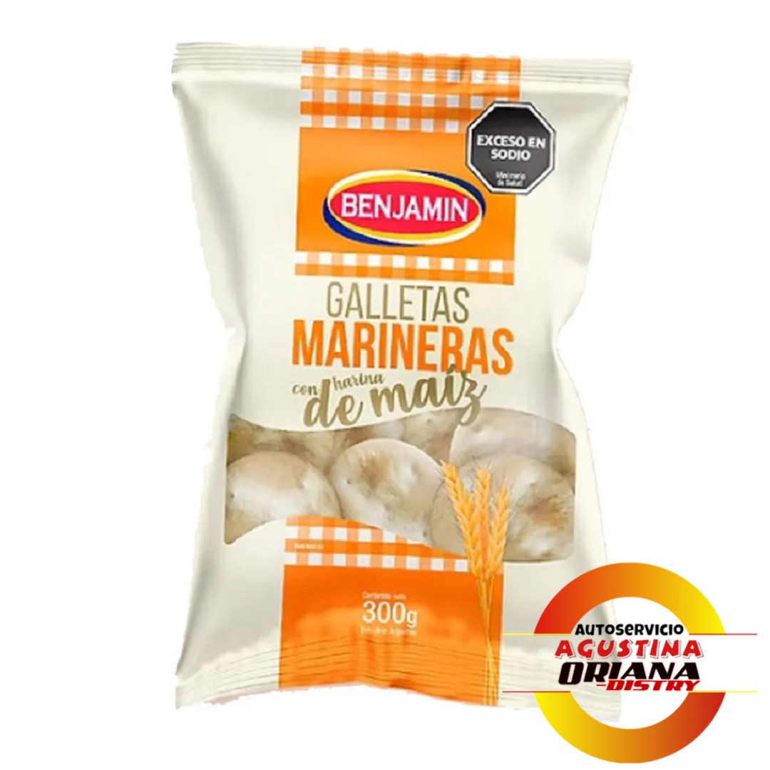 GALLETITAS MARINERAS 300G BENJAMIN MAIZ