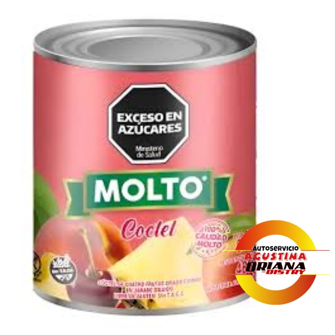 COCTEL DE FRUTA MOLTO 4 FRUTAS X 820G