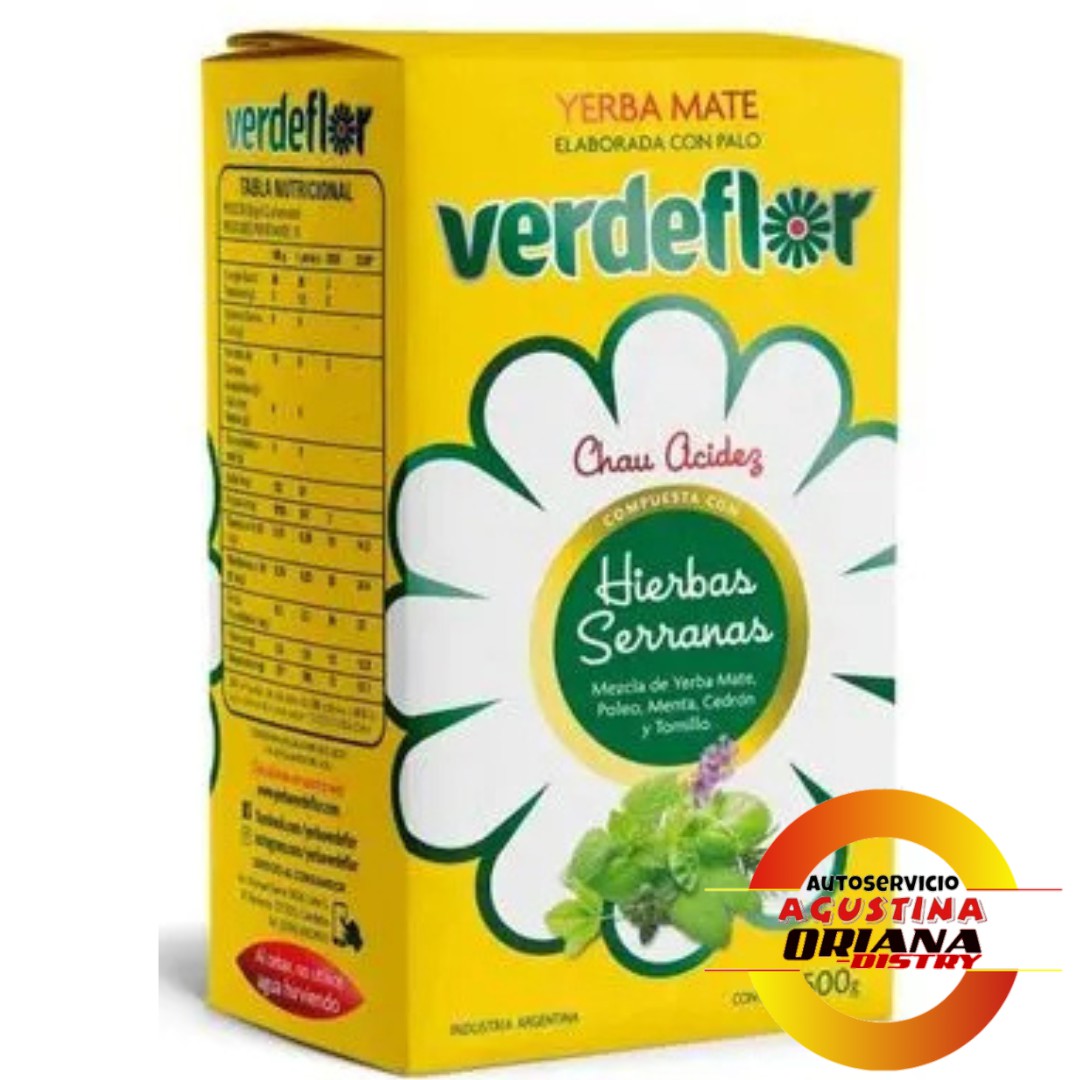 YERBA 500G VERDEFLOR SERRANAS