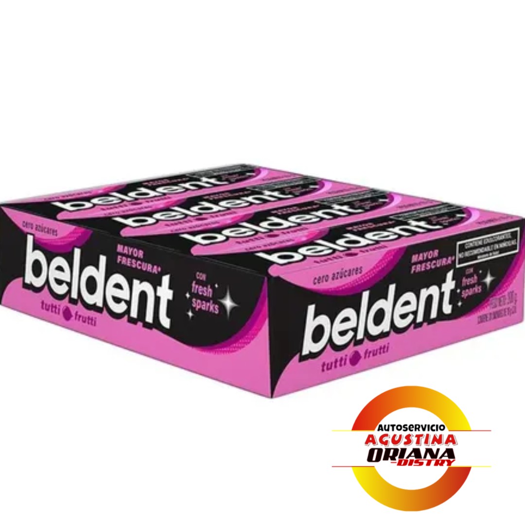 CHICLE BELDENT 20X10G FRUTILLA
