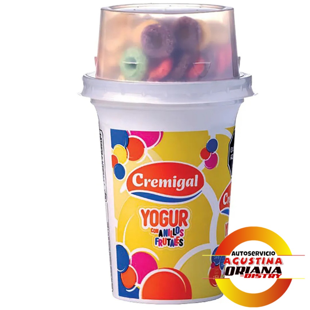 CREMIGAL YOGUR CON ARITOS DE COLORES
