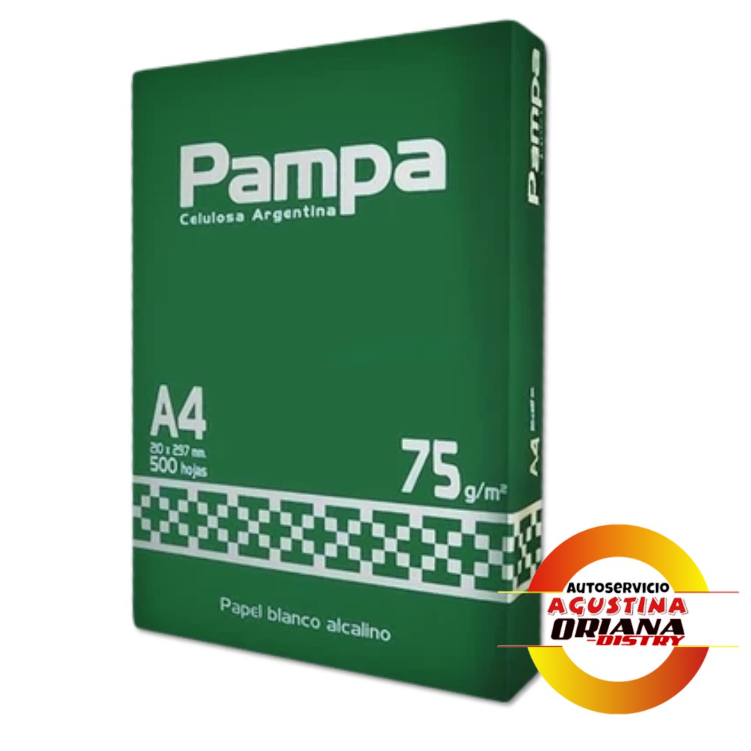 RESMA A4 PAMPA 500 HOJAS 75G