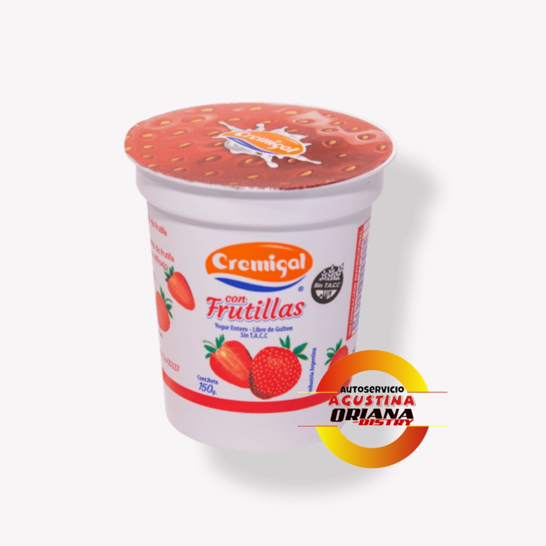 CREMIGAL YOGUR C/FRUTA 150G