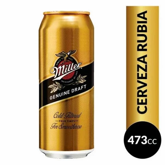 CERVEZA 473ML MILLER