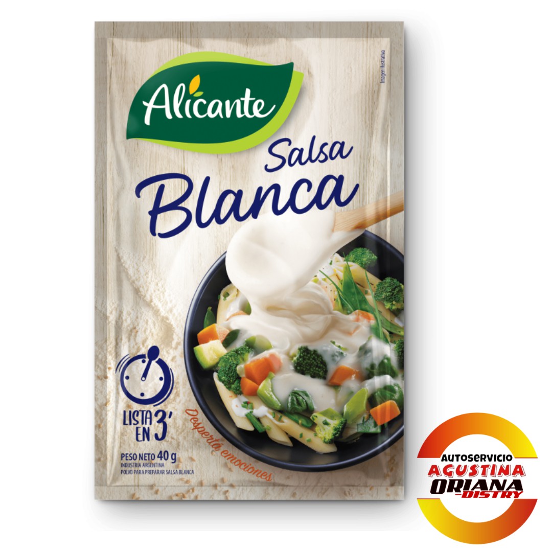 CONDIMENTO SALSA BLANCA ALICANTE
